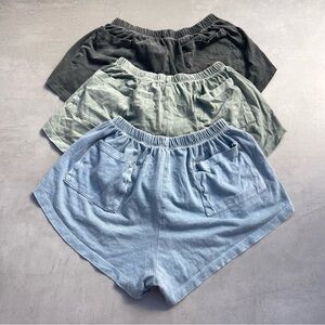 100% Cotton Soft Shorts Set of 3